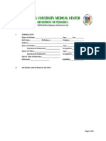 Revised Clinical Hx for Newborn