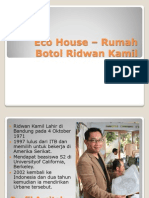 Konsep Eco House - Rumah Botol Ridwan Kamil