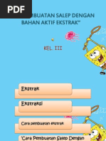 Pembuatan dan Analisis Salep Obat Luka Dari Ekstrak Pembuatan dan Analisis Salep Obat Luka Dari Ekstrak