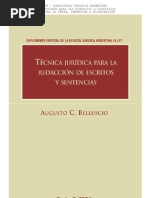 TeCNICA JURiDICA PARa LA REDACCioN DE ESCRITOS Y SENTENCIAS