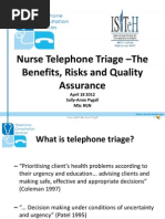 Nurse Telephone Triage