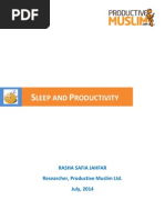 Download Research Note Sleep and Productivity by Productive Muslim SN233584981 doc pdf