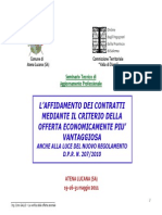 La Verifica Delle Offerte Anomale