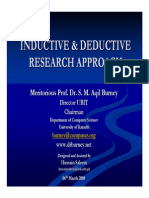 Inductive & Deductive Research Approach