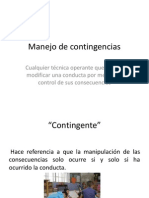 Manejo de Contingencias