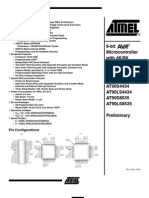 8-Bit Microcontroller With 4K/8K Bytes In-System Programmable Flash AT90S4434 AT90LS4434 AT90S8535 AT90LS8535 Preliminary