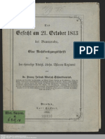 Das Gefecht Am 21. October 1813 Bei Baumeroda, Eine Rechtfertigungsschrift Für Das Ehemalige Königl. Sächs. Uhlanen-Regiment