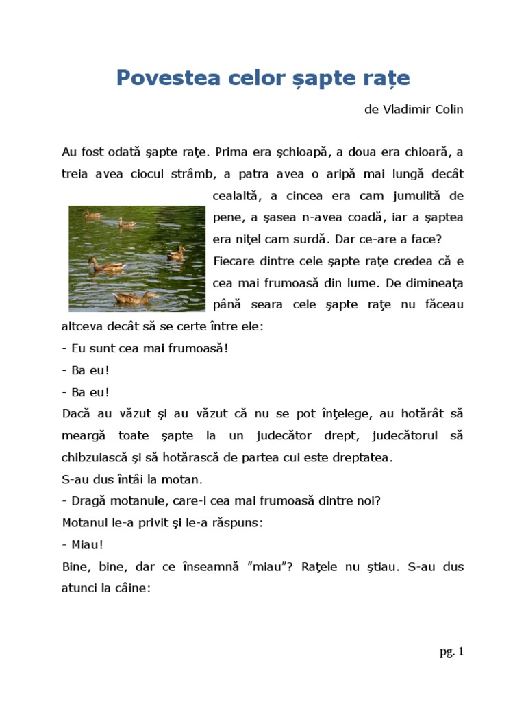Povestea Celor ?apte Ra?e
