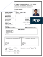 Student Profile SREC Petrochemical