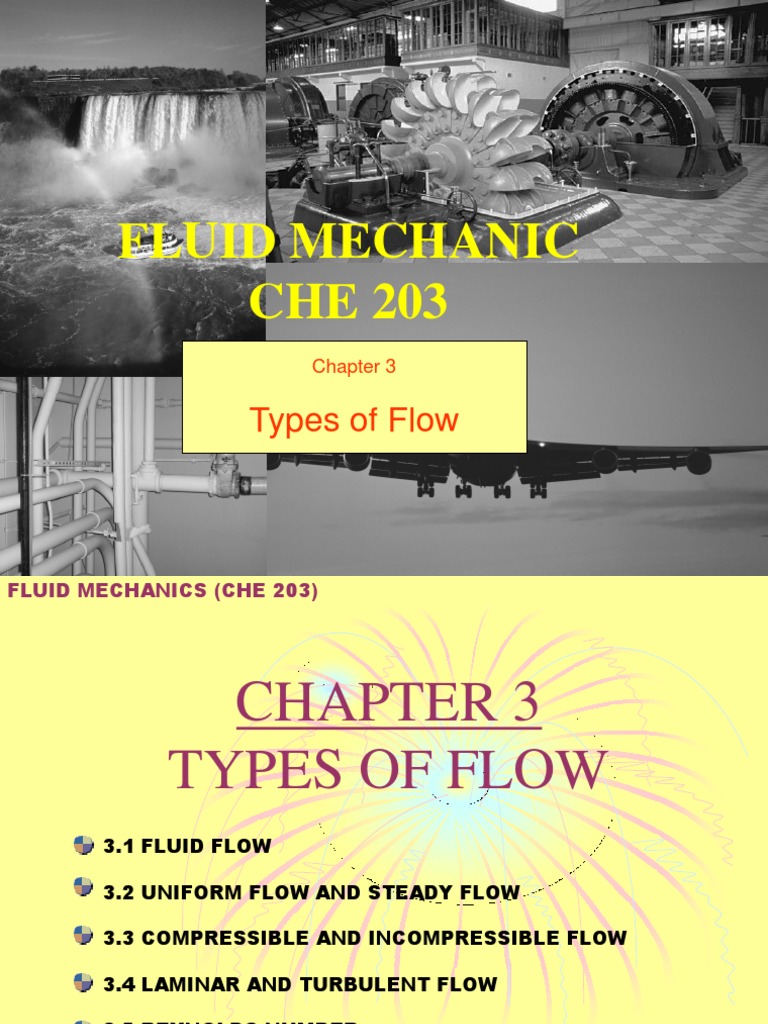 Types of Fluid Flow in Mechanics | PDF | Fluid Dynamics | Reynolds Number