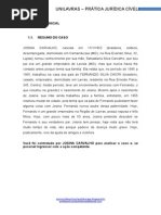 Petição Inicial Caso IV Investigação de Paternidade