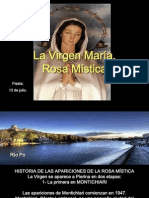 Virgen María Rosa Mística. 13 de Julio