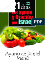 Menu Nutricional Ayuno 21 Dias Por Israel