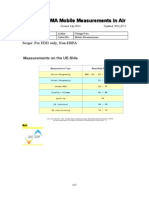 UMTS/WCDMA Mobile Measurements in Air/Uu Interface