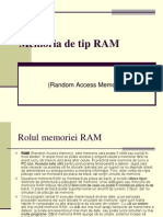 Memoria de Tip RAM