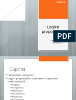 Curs IX - Logica Propozițiilor