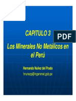 Los Minerales No Metálicos Del Perú