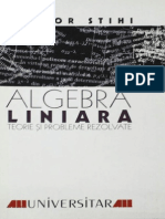 Algebra Liniara, by T. Stihi, 1999