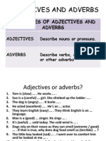 Adjectives and Adverbs