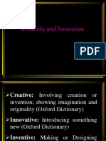 Creativity and Innovation