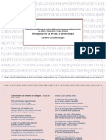 Pedagogía de La Lectura y La Escritura