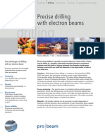 Drilling: Precise Drilling With Electron Beams