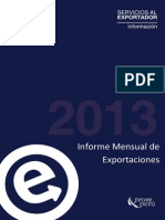 Lectura1 Informe Mensual de Exportaciones Al 2014