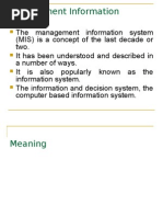 Management Information System