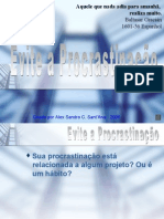 Evite a procrastinação