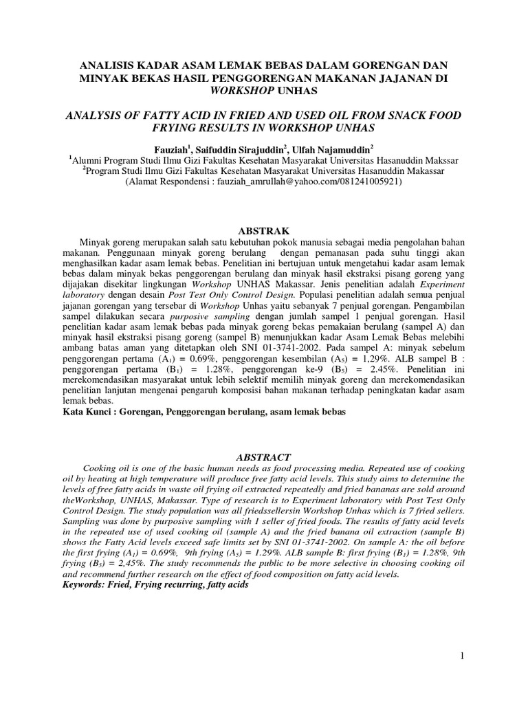 Kajian Pembuatan Nugget Dari Jantung Pisang Dan Tepung