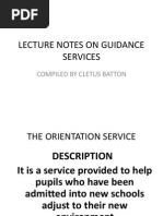 Guidance Services