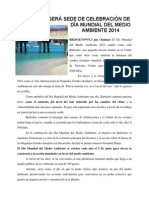 Barbados Será Sede de Celebración de Día Mundial Del Medio Ambiente 2014