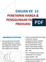 Download Bab 13-Penetapan Harga Dan Penggunaan Faktor Produksi by Roychan Adi Kusuma SN233641075 doc pdf