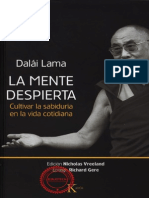 Dalai Lama - La Mente Despierta