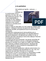 Exposé sur la Pollution et l'Environnement | PDF | Environnement ...