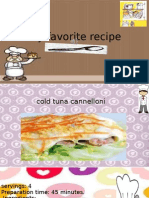 My Favorite Recipe