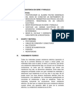 Resistencia en Serie y Paralelo