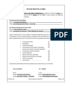 Acta de Inicio de La Obra EFMRGC Termochilca