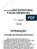 Alvenaria estrutural: anomalias e soluções