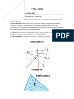 Triangle Centers of The Triangle: Circumcenter