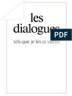 Les Dialogues, Tels Que Je Les Ai Vécus - Gitta Mallasz