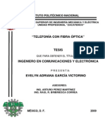 Tesis. Telefonia Con Fibra Optica (IPN)