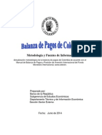 Metodologia Balanza Pagos