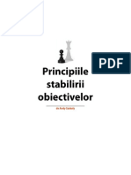 Principiile Stabilirii Obiectivelor