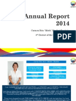 Annual Report 2014 (Board Member Carmen Rita "Mitch" Monfort-Bautista)