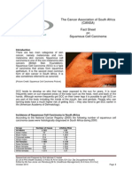 Fact Sheet Squamous Cell Carcinoma Oct 2013