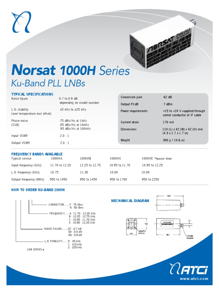 Ku-Band LNB Specifications | PDF
