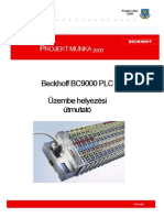Borsoviczkymarkus Beckhoff Bc9000 PLC Uzembe Helyezesi Utmutato