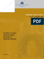 Working Paper Series: The Impact of Capital Flows On Domestic Investment in Transition Economies