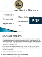 Self-Care Test Kits - PPT of HOSPITAL